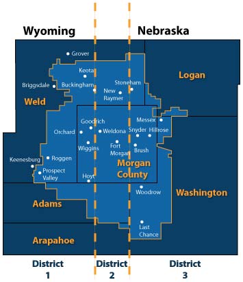 Morgan County REA's District Map