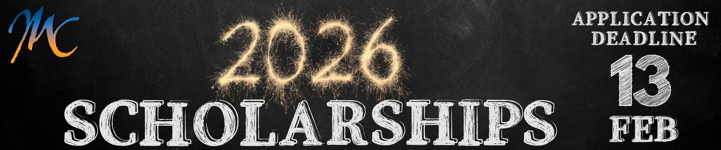 2026 Scholarships Homepage Banner